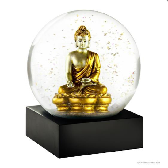 Billede af Snow Globe Gold Buddha