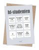 Billede af HF-studenten, anledningskort