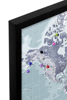 Billede af Pin Board - WorldMap - Iceblue