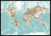 Billede af Pin Board - WorldMap - Winter