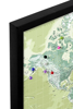 Billede af Pin Board - WorldMap - Green