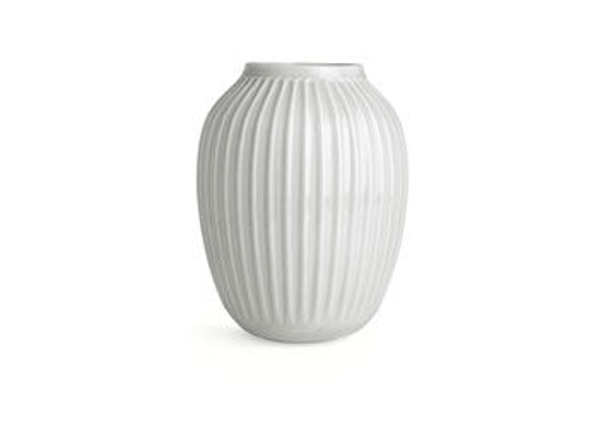 Billede af Hammershøi vase H250 hvid