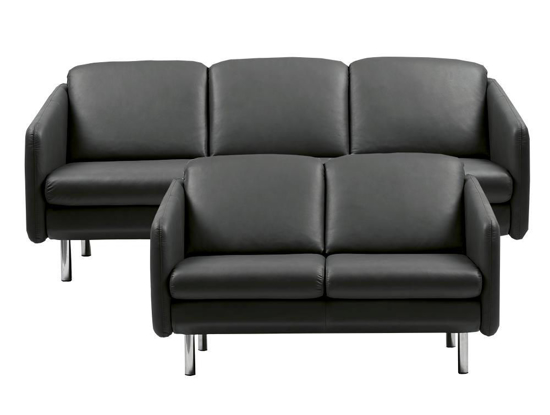 Billede af Stressless® Eve 3 + 2 pers sofa sort læder
