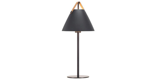 Billede af Strap sort bordlampe