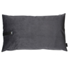 Billede af Velvet cushion dark grey 80x50