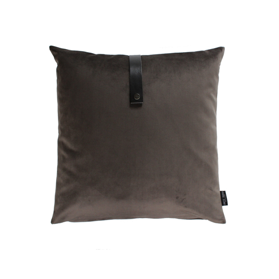 Billede af Velvet cushion taupe 50x50