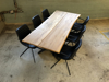 Billede af Claes spisebordssæt med 6 stk Ventus Down stole