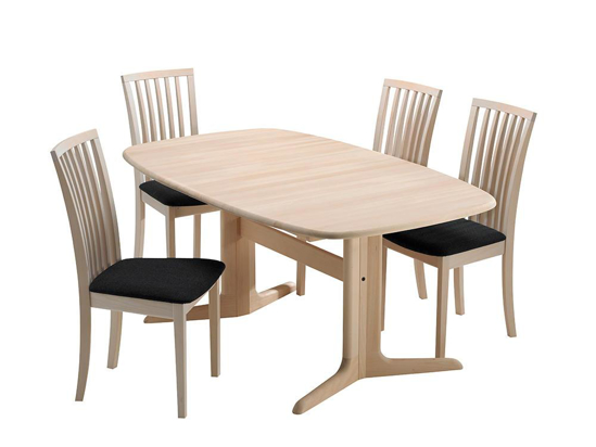 Billede af Skovby spisebord og 4 stole