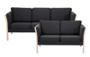 Billede af Rosenholm 3 og 2 pers sofa