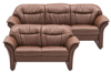 Billede af Chicago 3+2 pers sofa model 2125 espressofarvet læder