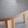 Billede af Skovby SM75 spisebord med stonelook plade