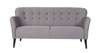 Billede af Retro 3 pers grå sofa