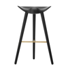 Billede af ML 42 bar stool sortbejdset bøg /messing