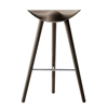 Billede af ML 42 bar stool brun olieret eg / stål