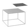 Billede af Twin 49 table grå stel - cool grey /sortbejdset ask
