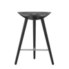 Billede af ML 42 counter stool sortbejdset bøg /stål