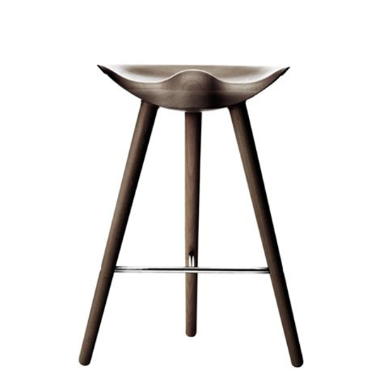 Billede af ML 42 counter stool brun olieret eg / stål