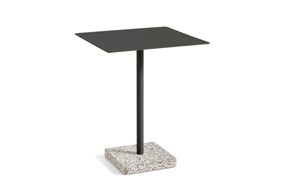 Billede af Terrazzo Table Square 60x60cm Grey Base