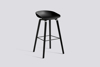 Billede af AAS32 Stool Oak Black High Black shell w. black footrest H74/85