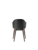 Billede af Harbour Chair, Black/Dark Oak Base