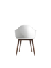 Billede af Harbour Chair, White/Dark Oak Base