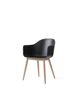 Billede af Harbour Chair, Black/ Natural Oak Base