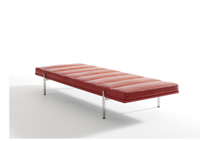 Vis detaljer for Skipper Capri Daybed rød læder Billede af Skipper Capri Daybed rød læder