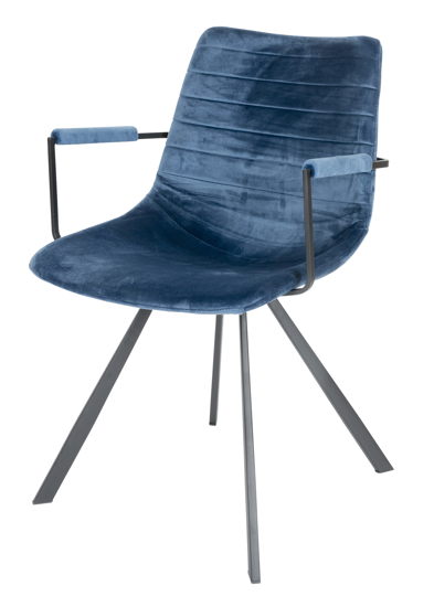 Billede af NEW ARMCHAIR BLÅ VELOUR