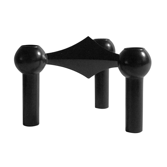 Billede af STOFF Nagel candle holder black