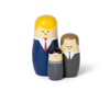 Billede af Expressions: Big Bosses Nesting Dolls