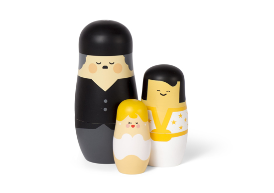 Billede af Expressions: Entertainers Nesting Dolls