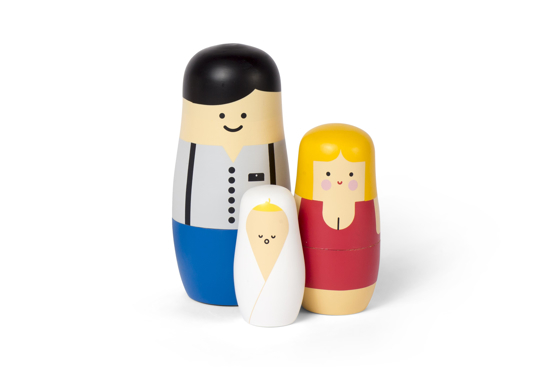 Billede af Expressions: Family Nesting Dolls