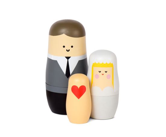 Billede af Expressions: Wedding Nesting Dolls