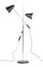 Billede af Standerlampe med 2 lamper, sort