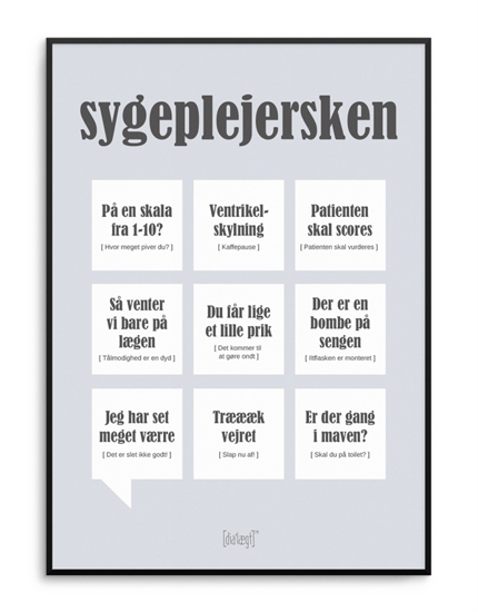 Billede af Sygeplejersken Kort