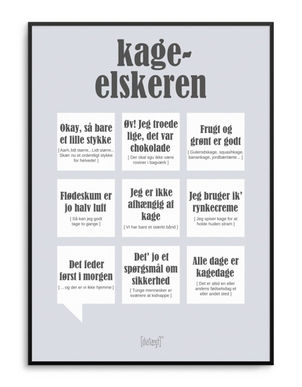 Billede af Kageelskeren, Kort