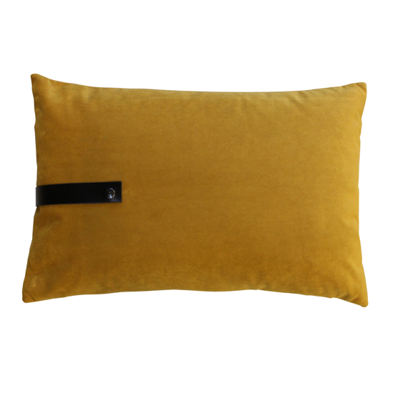 Billede af Velvet Cushion Ocher, 60x40