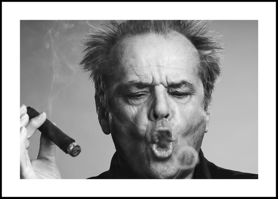 Billede af Jack Nicholson, 70x100