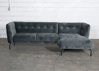 Billede af Velour chaiselongsofa