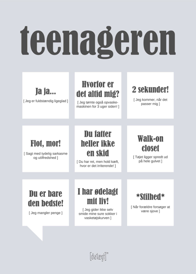 Billede af Teenageren, Kort