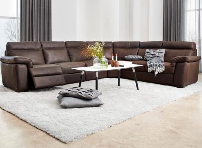 Vis detaljer for Natuzzi Editions hjørnesofa Billede af Natuzzi Editions hjørnesofa