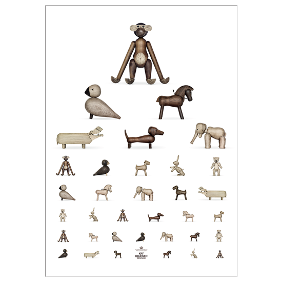 Billede af Kay Bojesen Synstavle plakat, 50x70 cm