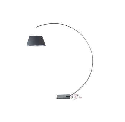 Vis detaljer for Fiskestangslampe med skærm Billede af Fiskestangslampe med skærm