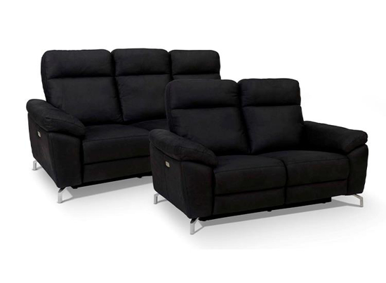 Billede af Dallas 3+2 pers. sofa sort