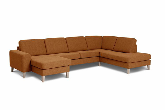 Billede af Visby sofa med chaiselong og open end