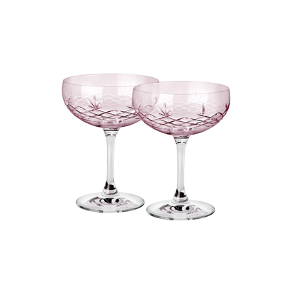Vis detaljer for Crispy Gatsby Champagnebowl Topaz, 2 stk Billede af Crispy Gatsby Champagnebowl Topaz, 2 stk