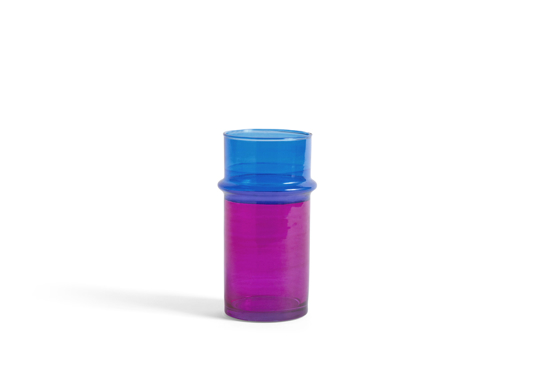 Billede af Morrocan Vase S - Pink/blå