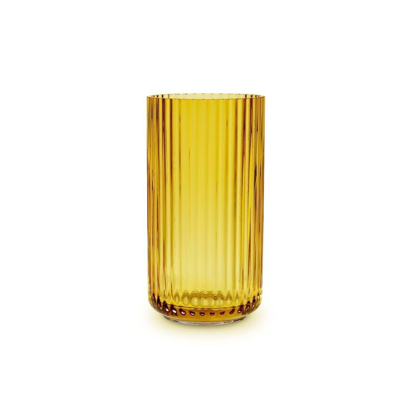 Vis detaljer for Lyngby vase 15,5cm, amber Billede af Lyngby vase 15,5cm, amber