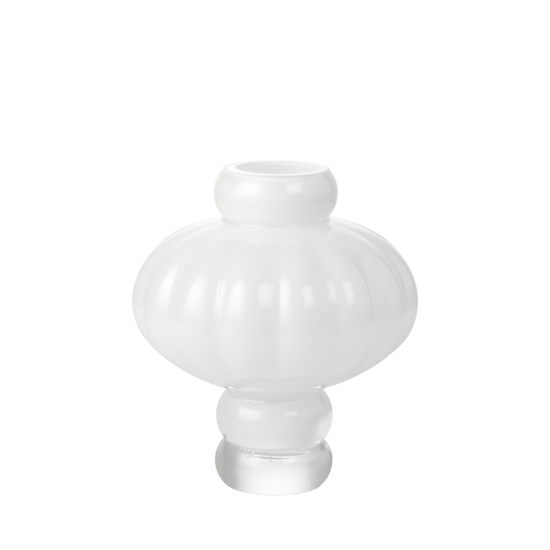 Billede af Ballon Vase 02, Opal hvid