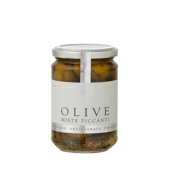 Billede af Oliven i krydderolie mix, 280g